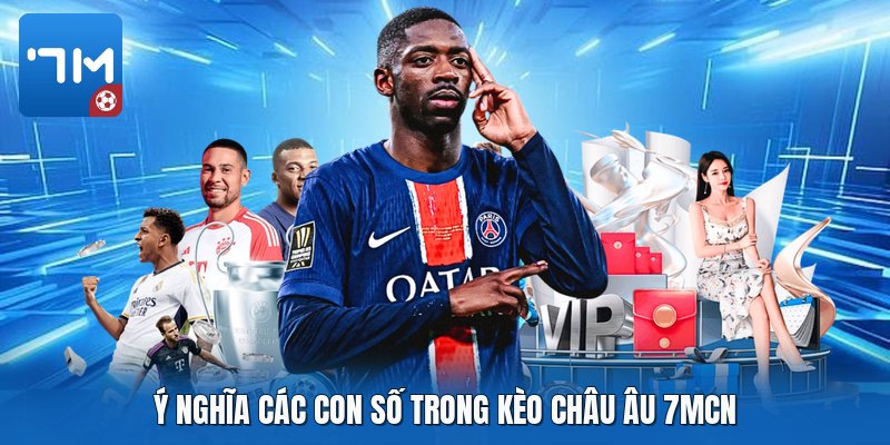 Ý nghĩa các con số trong kèo châu âu 7mcn Ý nghĩa các con số trong kèo châu âu 7mcn